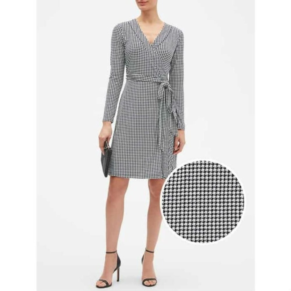 Elephant print wrap dress